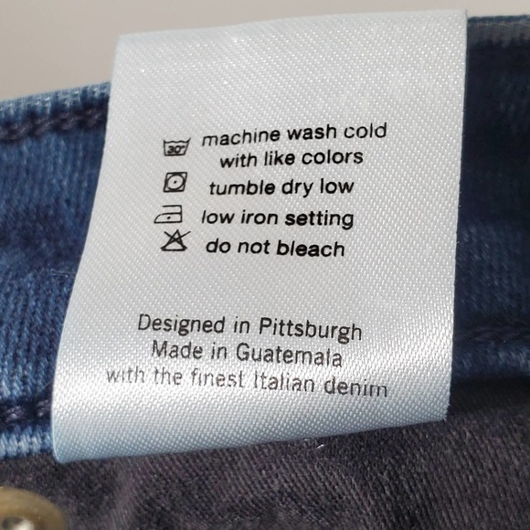 Revtown High Rise Skinny Jeans Decade Denim Dark Wash Blue Size 28 Tall - Picture 10 of 12